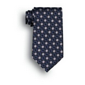 Navy Blue Ellison Bay Woven Polyester Tie